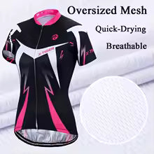 Premium Damen Radtrikot-Set 2024 - UV-Schutz UPF 50+ & Schnelltrocknend für Sommer-Radsport