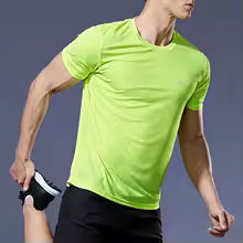 Sommer Sport Gym T-Shirt Männer - Quick Dry Fitness Top Kurzarm