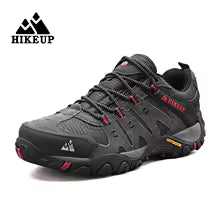 HIKEUP Herren Wanderschuhe Wildleder Outdoor Schuhe Verschleißfeste Männer Trekking Wandern Jagd Taktische Turnschuhe