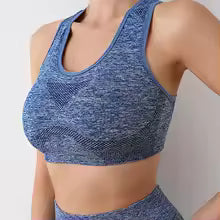 Premium Push-Up Sport-BH Damen - Atmungsaktiv & Stützend | Fitness Yoga Laufen