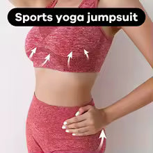 Premium Push-Up Sport-BH Damen - Atmungsaktiv & Stützend | Fitness Yoga Laufen