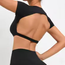 Muscle Back Tank Top Damen Rückenfrei | Fitness Shirt Workout & Yoga