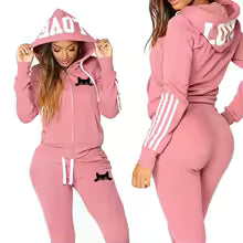 Jogginghose Damen Sportbekleidung 2-teiliges Set