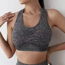 Premium Push-Up Sport-BH Damen - Atmungsaktiv & Stützend | Fitness Yoga Laufen