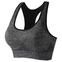 Rückenfreier Sport-BH Damen Gepolstert | Yoga Crop Top Low-Impact Training