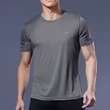 Sommer Sport Gym T-Shirt Männer - Quick Dry Fitness Top Kurzarm