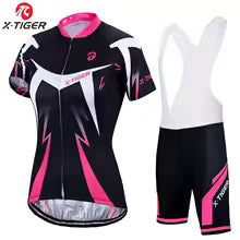 Premium Damen Radtrikot-Set 2024 - UV-Schutz UPF 50+ & Schnelltrocknend für Sommer-Radsport