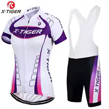 Premium Damen Radtrikot-Set 2024 - UV-Schutz UPF 50+ & Schnelltrocknend für Sommer-Radsport