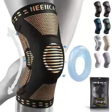 NEENCA Kupfer-Kniebandage mit Patella Gel Pad - Knieunterstützung