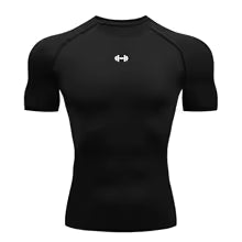 Kompression T-Shirt Männer Sommer - Elastisch Quick Dry Sport Top