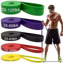 Widerstandsbänder Set - Krafttraining Bodybuilding Heim-Fitnessstudio