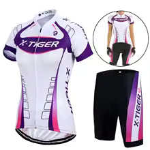 Premium Damen Radtrikot-Set 2024 - UV-Schutz UPF 50+ & Schnelltrocknend für Sommer-Radsport