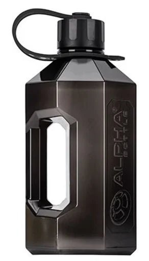 Alpha Designs Alpha Bottle XXL Jug 2,4L - Premium Wasserflasche Smoke Black - jostefitvita.de