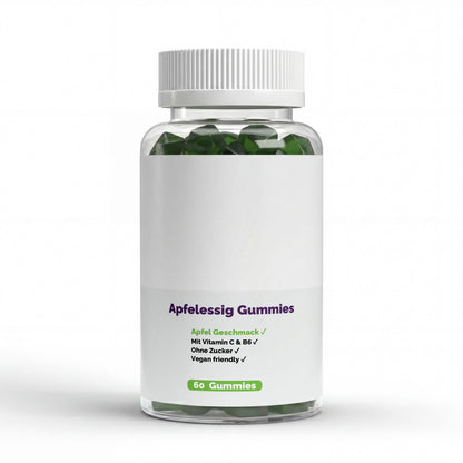 Apfelessig + C + B6 + Chrom Gummies - 60 Stk - jostefitvita.de