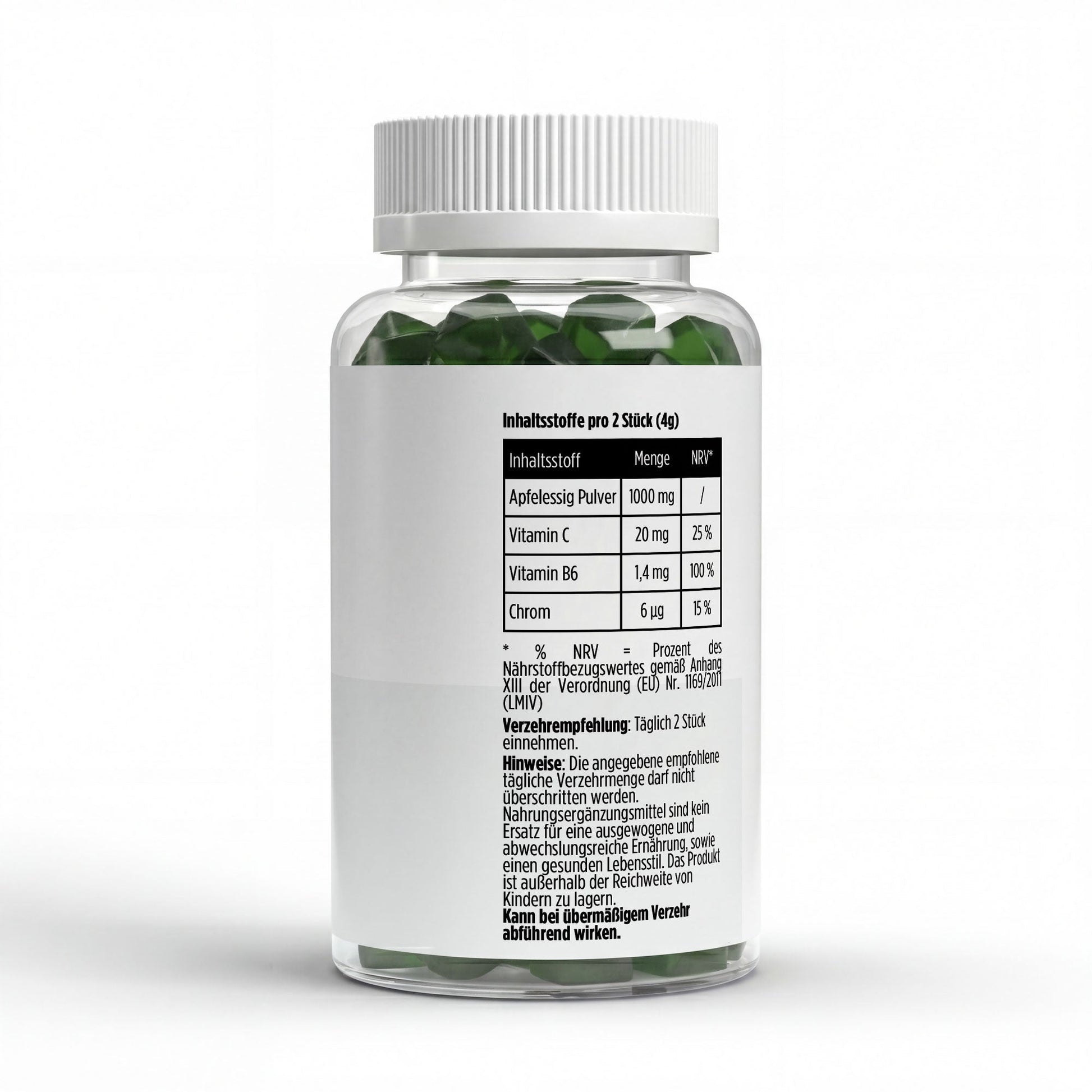 Apfelessig + C + B6 + Chrom Gummies - 60 Stk - jostefitvita.de