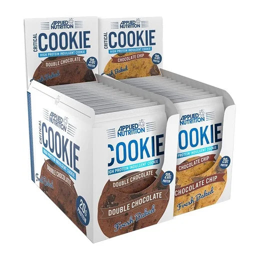 Applied Nutrition Critical Cookie 12x73g - Protein-Cookies in 4 Geschmacksrichtungen