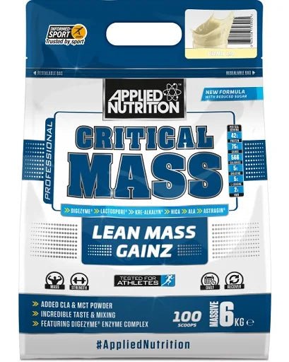 Applied Nutrition Critical Mass Professional 6kg - Weight Gainer für schnellen Masseaufbau - jostefitvita.de