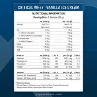 Applied Nutrition Critical Whey 900g - Premium Whey Protein für Muskelaufbau - jostefitvita.de
