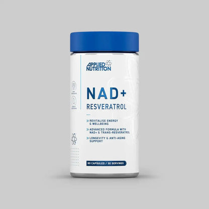 Applied Nutrition NAD+ Resveratrol 60 Kapseln - Zellenergie & Anti - Aging - jostefitvita.de