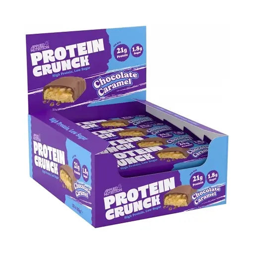 Applied Protein Crunch Bar 12x62g - Knusprige Proteinriegel in 2 Geschmacksrichtungen