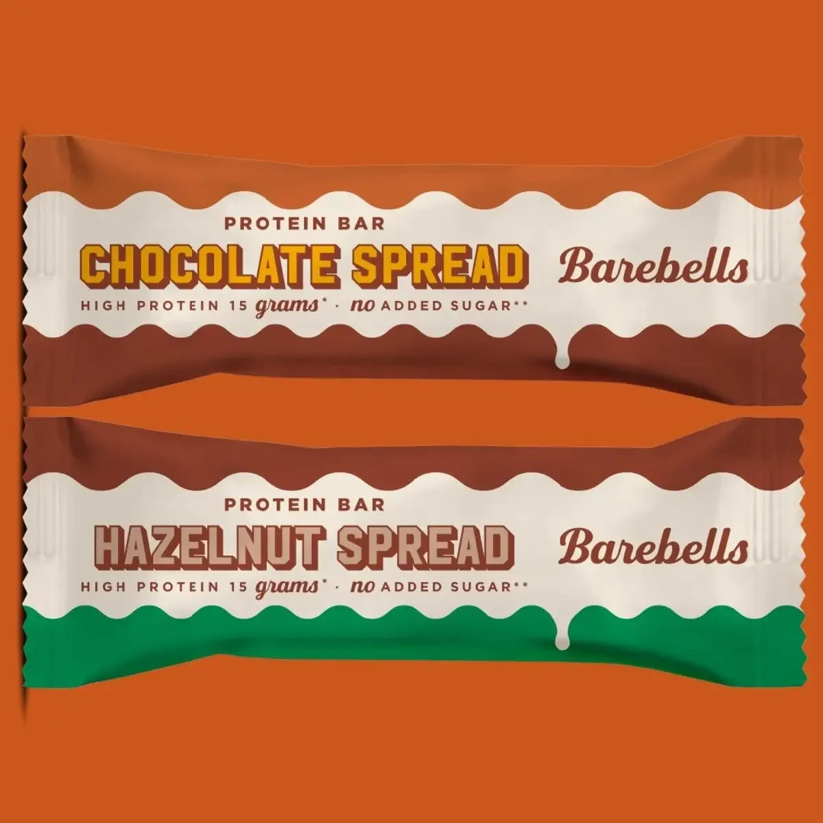 Barebells Spread Bar 12x45g - Hazelnut Nougat & Caramel Cashew Mix - jostefitvita.de