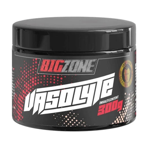 Big Zone Vasolyte Pulver 300g Erdbeer-Rhabarber - Premium Nahrungsergänzung