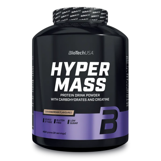 BioTech Hyper Mass 4000g Weight Gainer - High-Calorie Mass Building Supplement | 5 Flavors