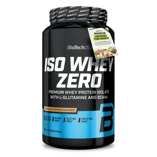 BioTech Iso Whey Zero 908g - Laktosefreies Whey Isolat | 18 Geschmacksrichtungen - jostefitvita.de