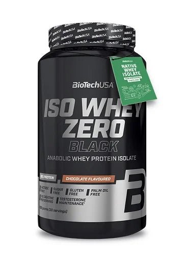 BioTech Iso Whey Zero Black 908g - Premium Isolat Protein | Schokolade, Erdbeere, Vanille, Cookies & Cream - jostefitvita.de