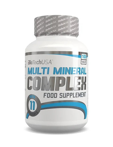 BioTech Multi Mineral Complex Tabletten 100 Stück - Premium Mineralstoff-Komplex