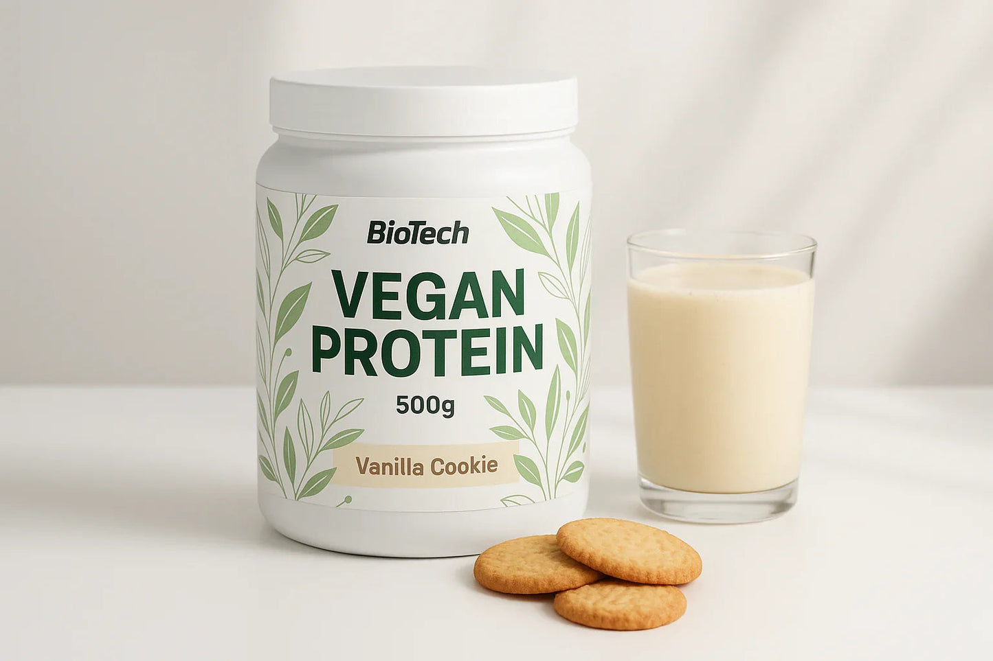 BioTech USA Vegan Protein 500g - 100% Pflanzliches Protein | 6 Geschmacksrichtungen - jostefitvita.de