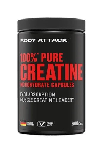 Body Attack 100% Pure Creatine 600 Kapseln - jostefitvita.de