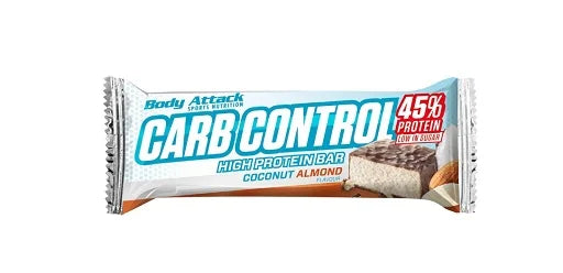 Body Attack Carb Control - Proteinriegel 100g (15 Riegel) OHNE ORIG. VERP.KARTON(6 Verschiedene Geschmacks)