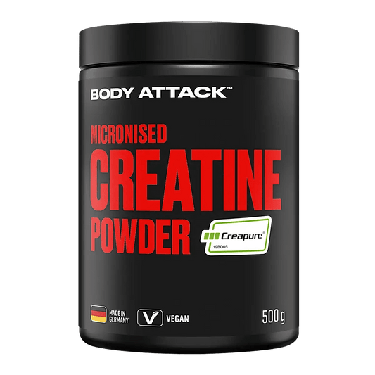 Body Attack Creatine CREAPURE Powder 500g – Mikronisiertes Kreatin - Monohydrat - jostefitvita.de