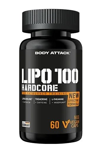 Body Attack LIPO 100 - 60 Kapseln Vitamine & Mineralstoffe - jostefitvita.de
