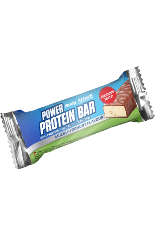 Body Attack Power Protein Bar 24x35g - Kompakte Proteinriegel in 3 Geschmacksrichtungen