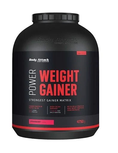 Body Attack Power Weight Gainer 4,75kg - Premium Weight Gainer | 6 Geschmacksrichtungen - jostefitvita.de