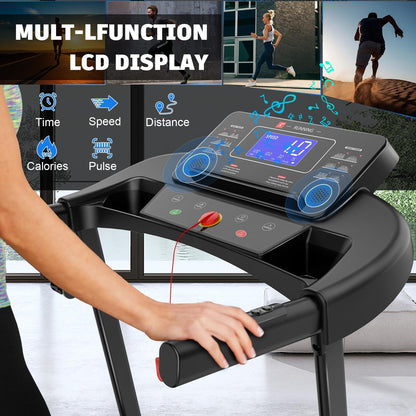 Premium Indoor-Laufband 50kg - 3-Stufen Neigungsverstellung für alle Fitnesslevel