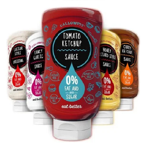 Callowfit Kalorienarme Sauce - 6 verschiedene Geschmacksrichtungen
