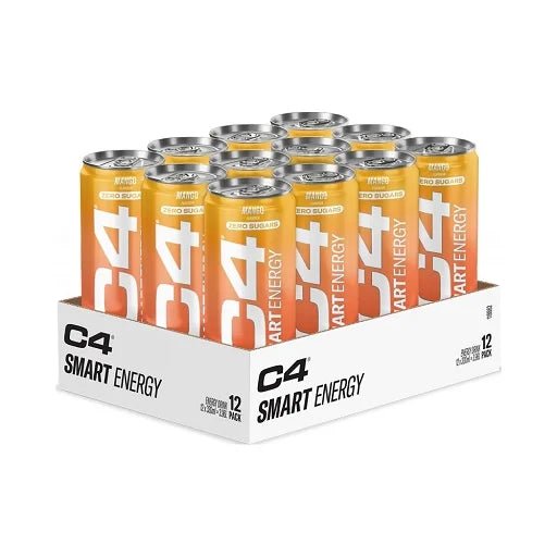 Cellucor C4 Smart Energy 12x330ml Watermelon Burst - Energy Drink mit natürlichem Koffein - jostefitvita.de