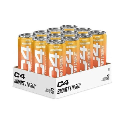 Cellucor C4 Smart Energy 12x330ml Watermelon Burst - Energy Drink mit natürlichem Koffein - jostefitvita.de