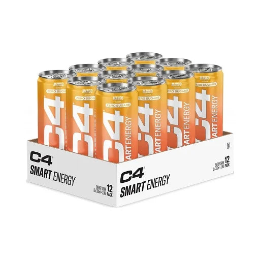Cellucor C4 Smart Energy 12x330ml Watermelon Burst - Energy Drink mit natürlichem Koffein