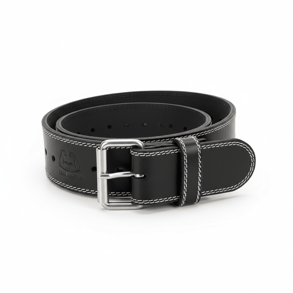 Chiba Trainingsgürtel 40810 Schwarz - Ledergürtel für Krafttraining - jostefitvita.de