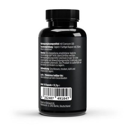 Coenzym Q10 200mg Hochdosiert - 60 Softgels | Premium Ubiquinon | 2 Monate Vorrat - jostefitvita.de
