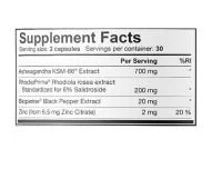 Dedicated Ashwa - Bol 60 Kapseln - Premium Ashwagandha Extrakt hochdosiert - jostefitvita.de
