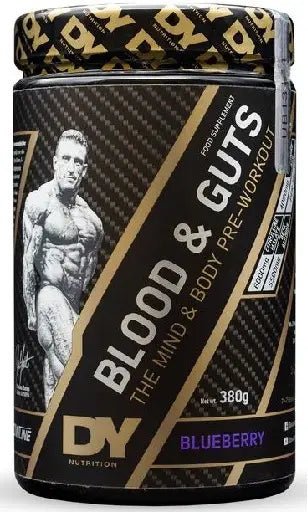 DY Nutrition Blood&Guts 380g - Pre - Workout Booster in 9 Geschmacksrichtungen - jostefitvita.de