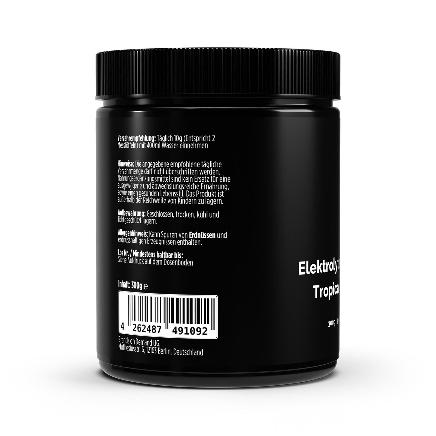 Elektrolyte Pulver 300g Tropical Mango - Kalium, Magnesium & Calcium für Sport - jostefitvita.de