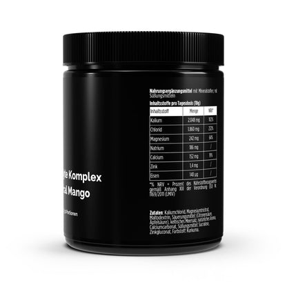 Elektrolyte Pulver 300g Tropical Mango - Kalium, Magnesium & Calcium für Sport - jostefitvita.de