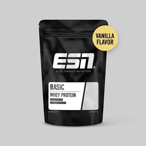 ESN Basic Whey Protein 1kg - Premium Molkenprotein | 3 Geschmacksrichtungen - jostefitvita.de