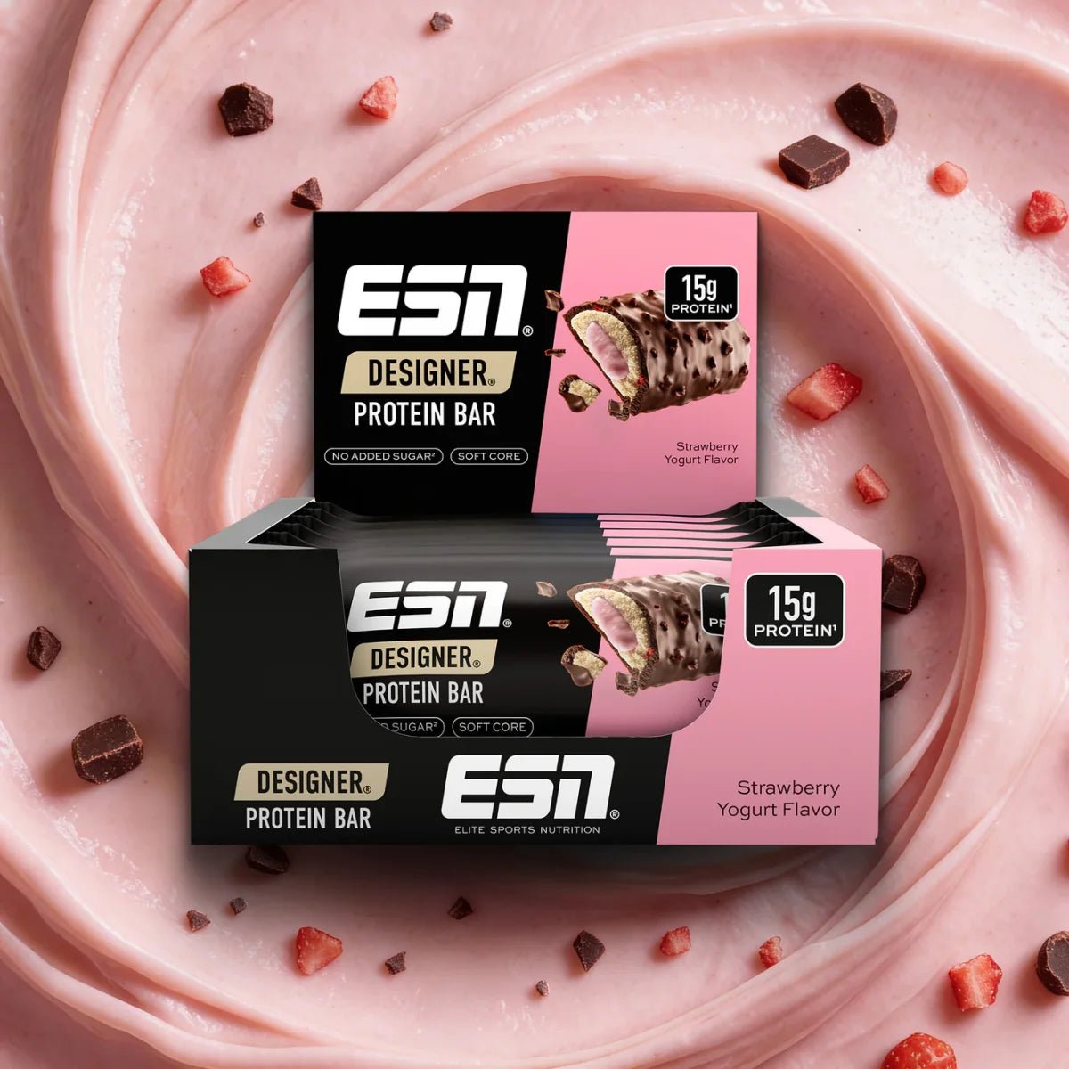 ESN Designer Bar Box 12x45g - Proteinriegel in 8 Geschmacksrichtungen - jostefitvita.de